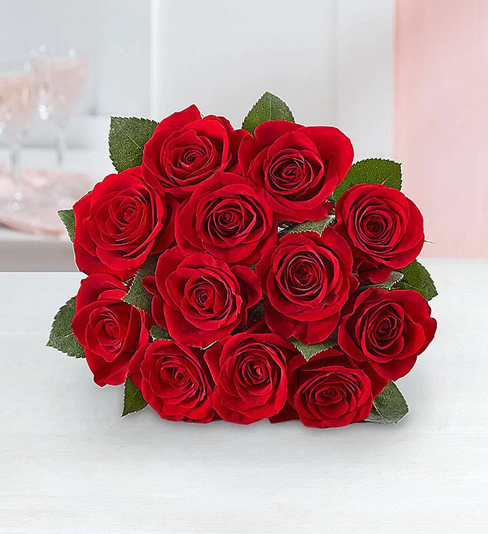 12 Stem Fresh Roses