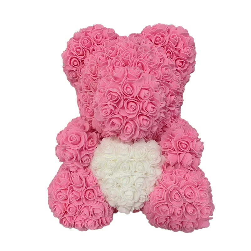 Rose Bear With Heart